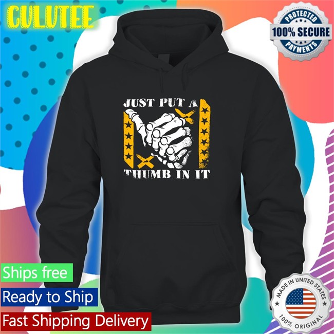 Bunkerbranding Kentucky Ballistics Merch Kb Just Put A Thumb In It Halloween Sweatshirt