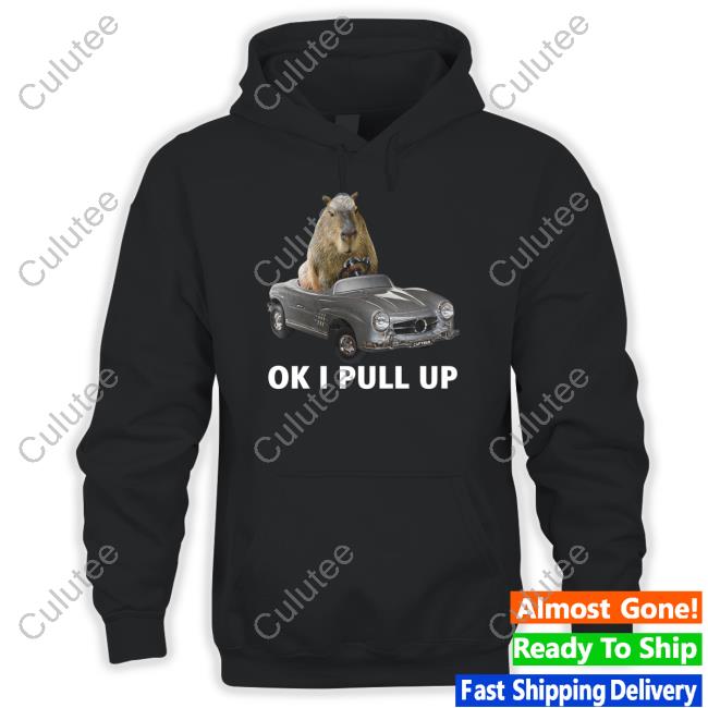 Capybara Man Merch Capy Car Hoodie Ok I Pull Up Capybaraman