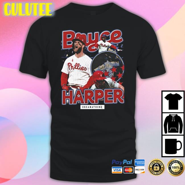 Dreamathon Merch Quez Watkins Bryce Harper T Shirts Eliot Shorr Parks
