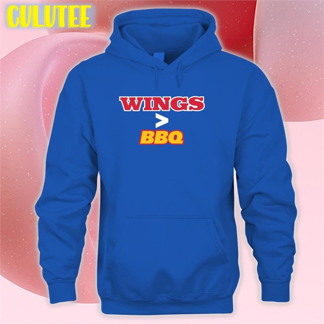 Wings Bbq Hooded Sweatshirt
