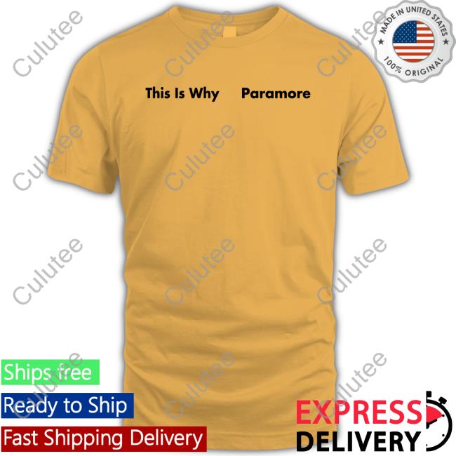 Official This Is Why Paramore Hooded Sweatshirt