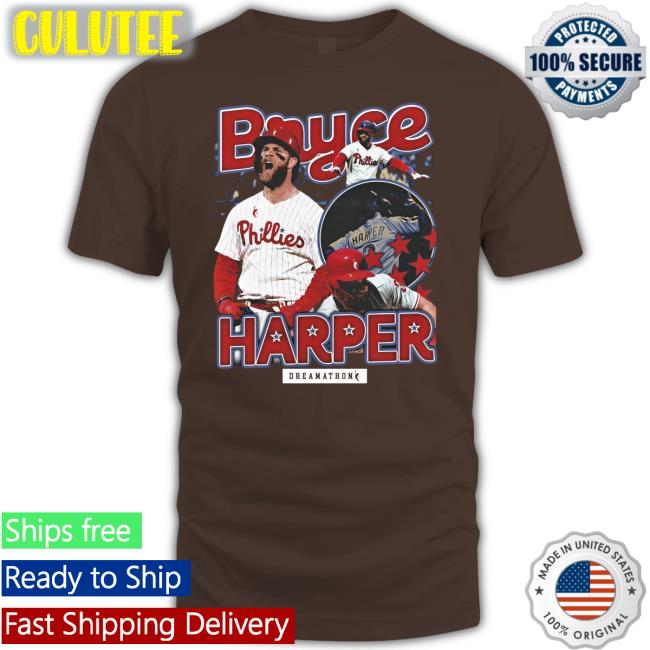 Quez Watkins Wearing Bryce Harper Long Sleeve T Shirt Eliot Shorr Parks
