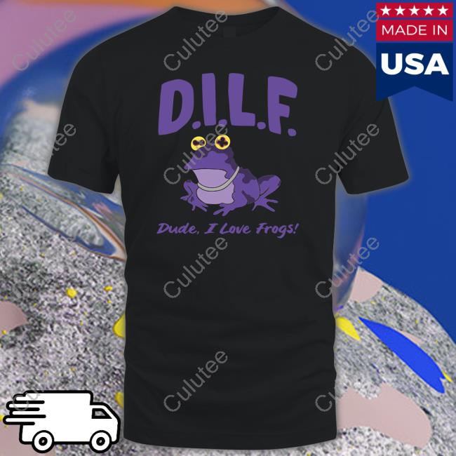 Barstool Sports Dilf Dude I Love Frogs Shirt