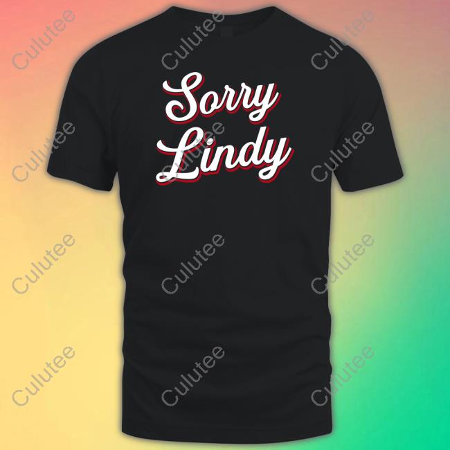 Spittin' Chiclets Merch Sorry Lindy Tank Top Barstool Sports