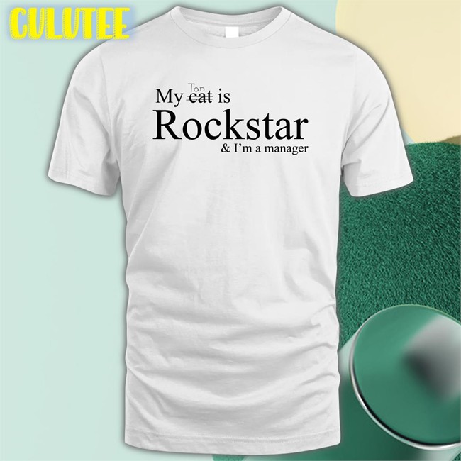 Taehyung My Tan Cat Is Rockstar And I'm A Manager Edition Limited Shirt 2022