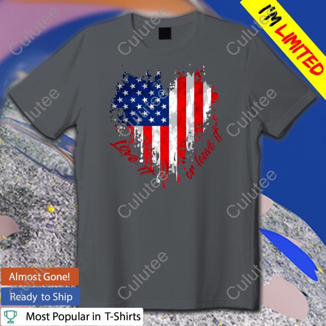 The Officer Tatum Merch Love It Or Leave It American Flag Long Sleeve Tee