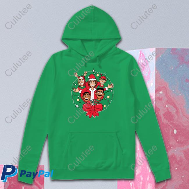 Benitez Wreath Christmas Tee Shirt