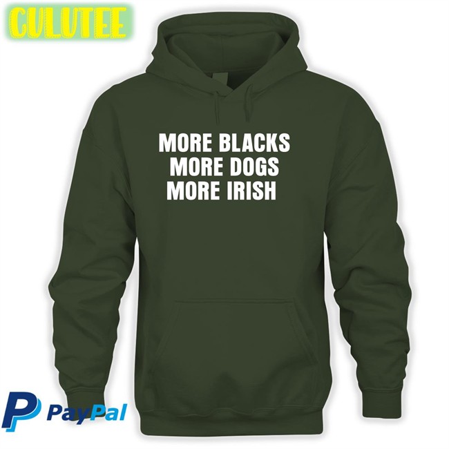 More Blacks More Dogs More Irish Tee Liam Bright