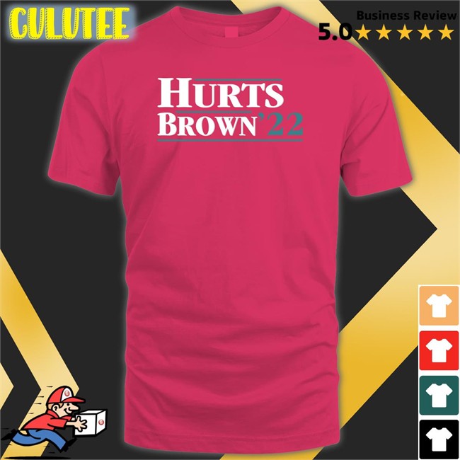 Hurts Brown 22 T Shirt Jalen Hurts A.J. Brown Pamela Hurts