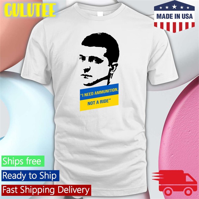 Natalia Antonova Saint Javelin Shop I Need Ammunition President Zelensky Shirt