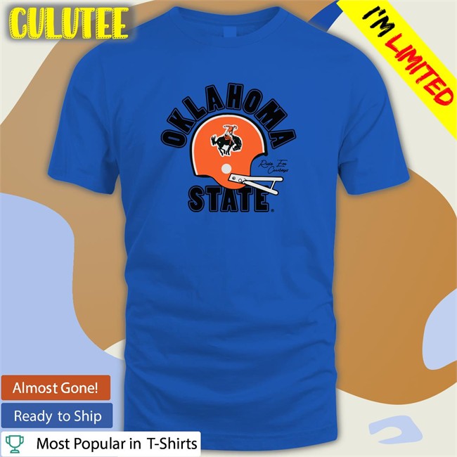 Oklahoma State Osu Throwback 1960S Helmet White Shirt Homefiel Dapparel Store