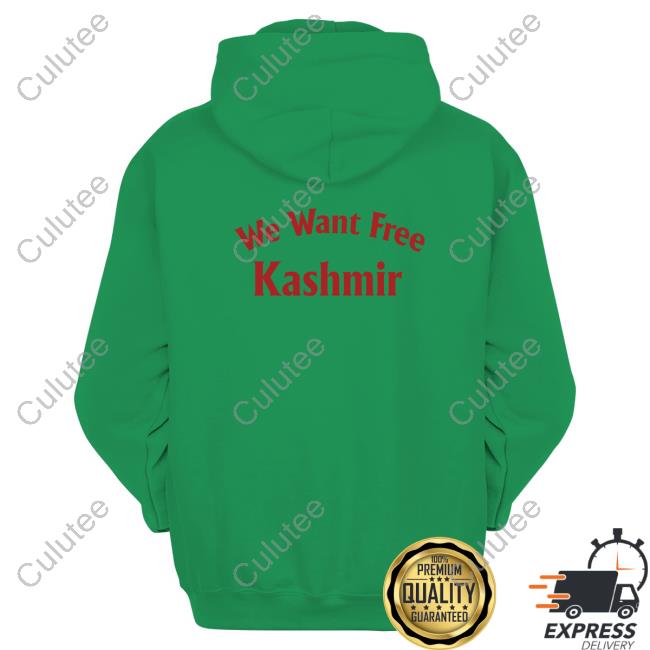 We Want Free Kashmir Tee Shirt White