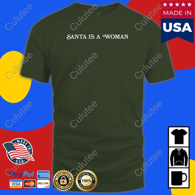 Crooked Media Merch Santa Is A Woman Sweatshirt