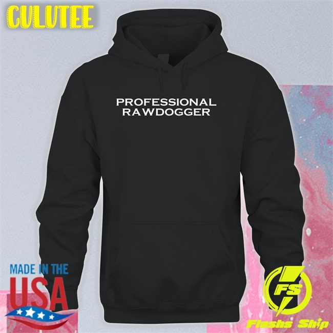Professional Rawdogger Hoodie Black