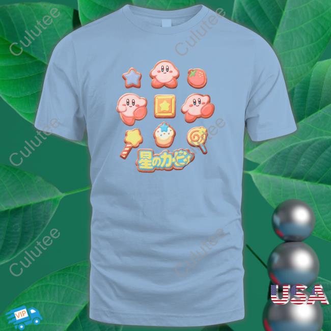 Nintendo Kirby Cookie Icons Tee Boxlunch Merch