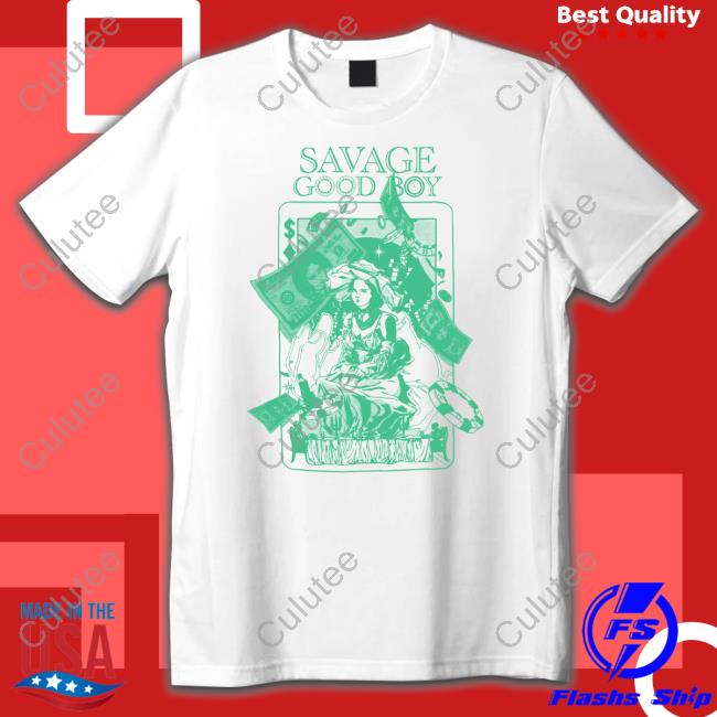 Savage Good Boy White Shirts