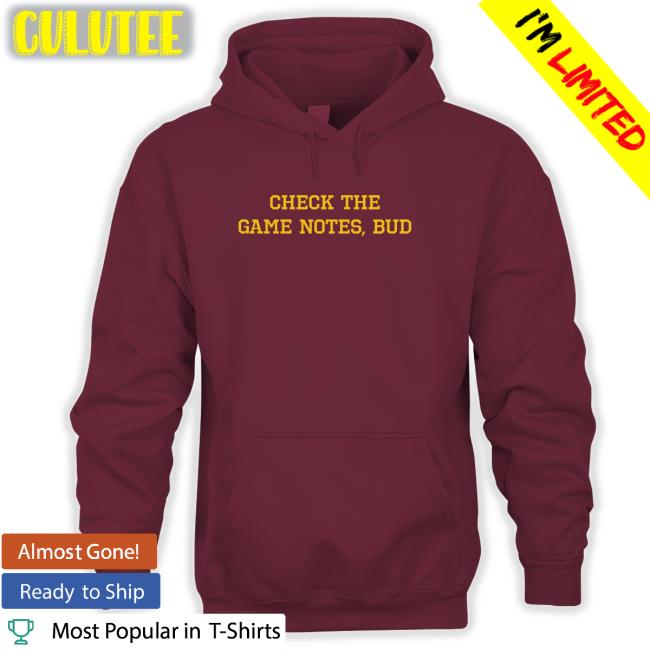 Barstool Sports Spittin' Chiclets Merch Check The Game Notes Bud Tank