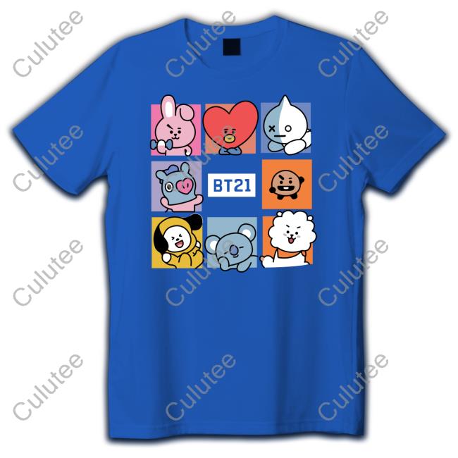 BT21 Long Sleeve Tee Ajh Shop Merch