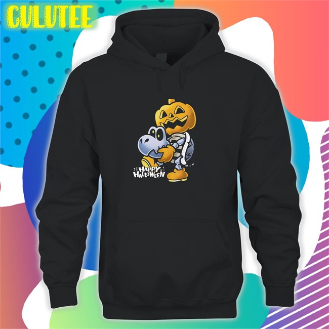Nintendo Store Merch Happy Halloween Headless Dry Bones Halloween 2022 Baseball Sleeve Tee Nintendo Of America