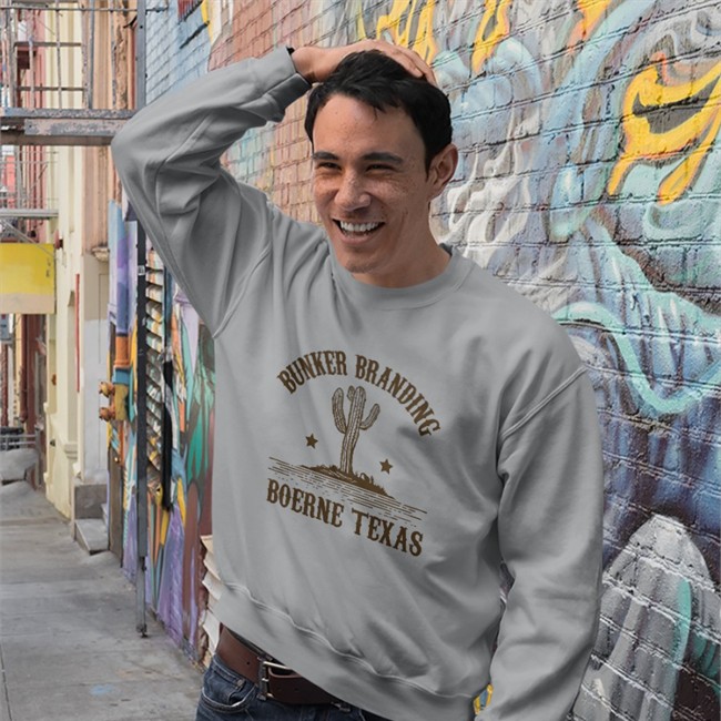 Bunker Branding Merch Bunker Branding Boerne Texas T Shirt Bunker Cactus