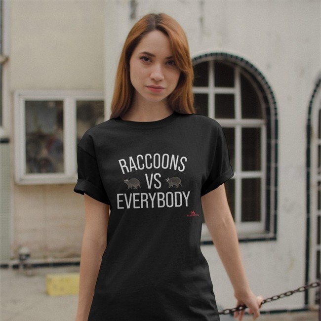 The Beaverton Merch Raccoons Vs Everybody TShirt The Beaverton