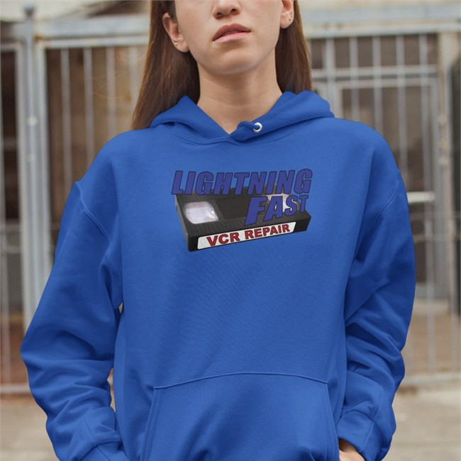 Red Letter Media Merch Lightning Fast Vcr Repair Sweatshirt