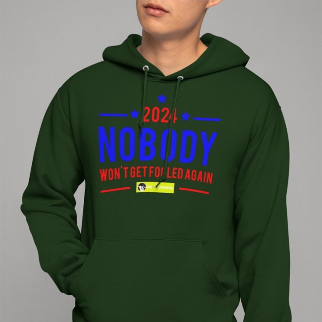 Wearechange Merch Nobody 2024 Won't Get Fooled Again T-Shirt Luke Rudkowski