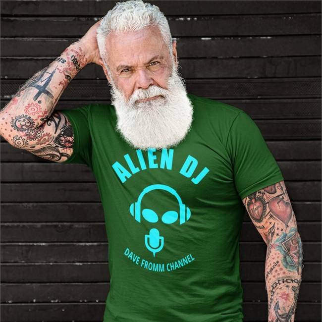 Alien Dj Dave Fromm Channel T-Shirts The Dave Fromm Show Interfm