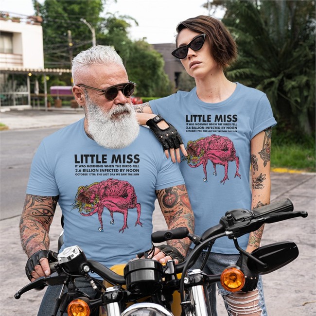 Little Miss It Was Morning When The Birds Fell 2 6 Billion Infected By Noon October 17Th The Last Day We Saw The Sun Shirt