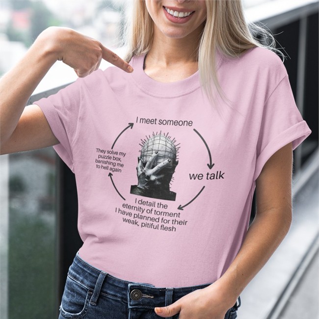 Val Hal I Meet Someone We Talk Long Sleeve Fishmas