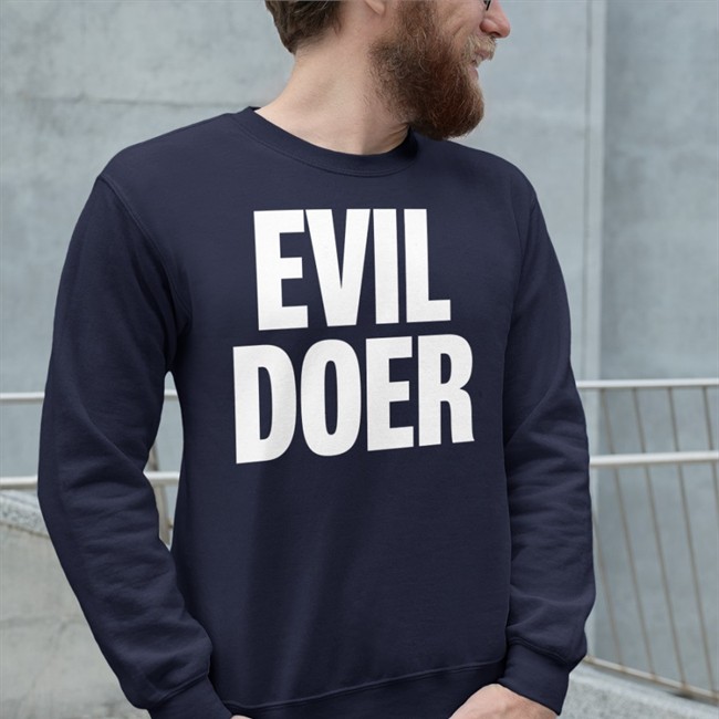 HeartAttackMane Evil Doer Sweatshirt Black