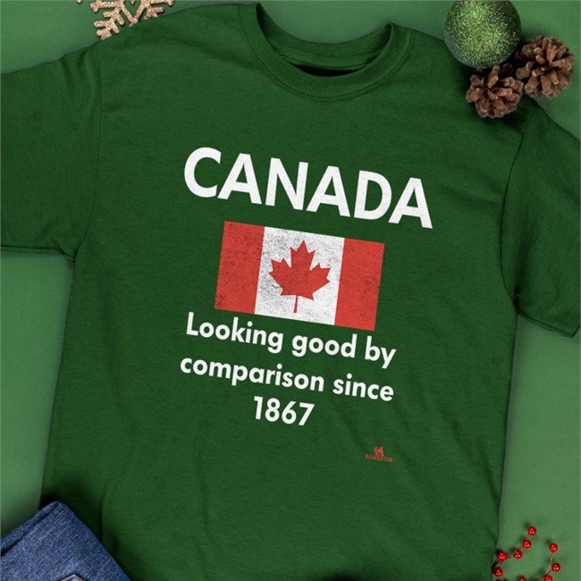 The Beaverton Merch Canada Looking Good By Comparison Since 1867 Hooded Sweatshirt