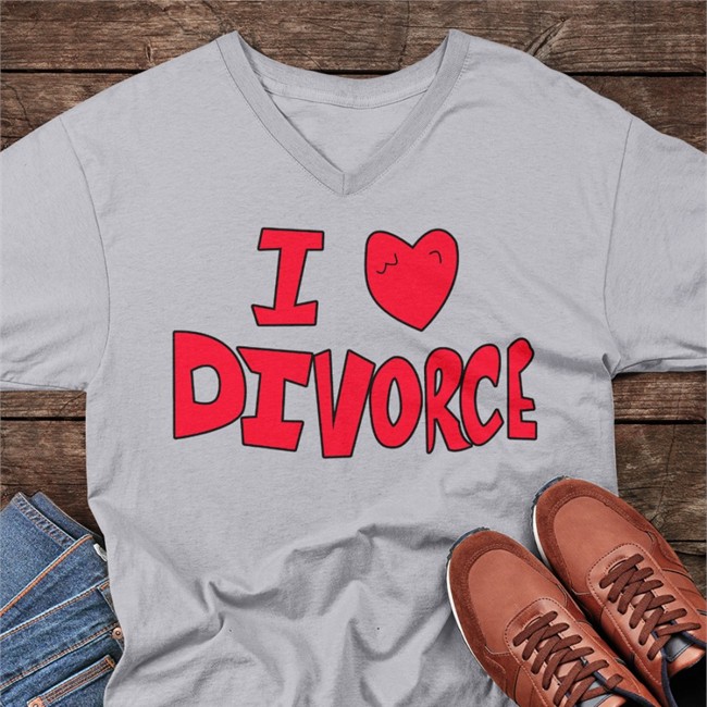 I Love Divorce T Shirt