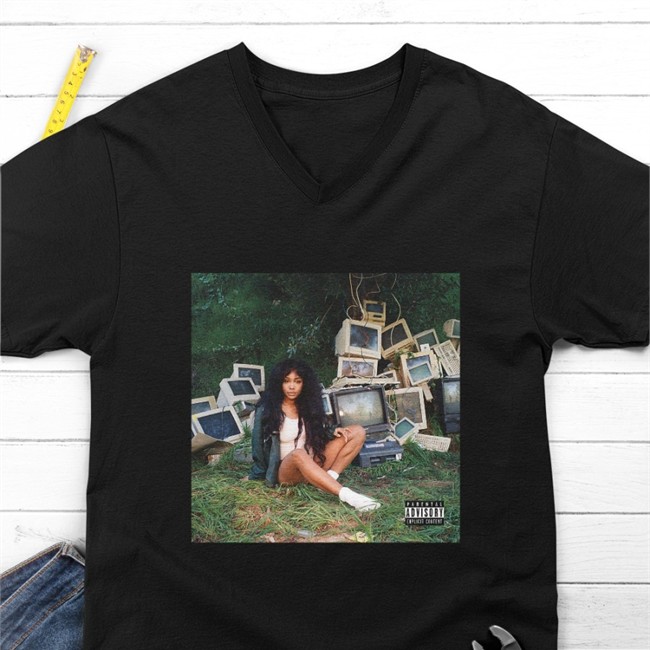Lp Club Merch SZA Ctrl Shirt Black Quinn Nelson