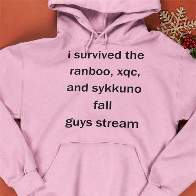 Shiloh I Survived The Ranboo Xqc And Sykkuno Fall Guys Stream Offical Sweatshirt Riddleranboo