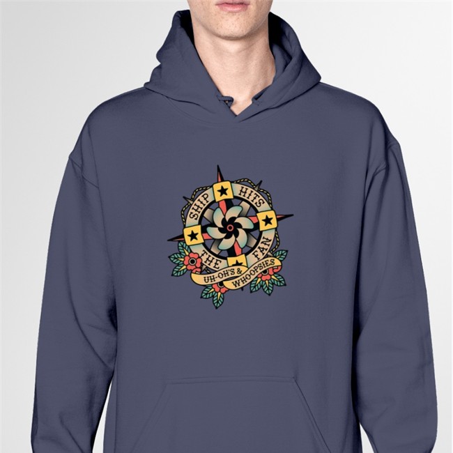 Roosterteeth Store Merch Ship Hits The Fan Tattoo Tee Shiphitspod