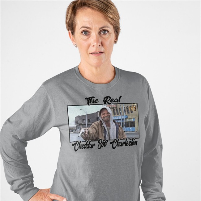 The Real Cheddar Bob Charleston Tee Shirt Charleston White