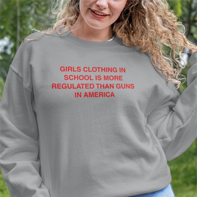 Cosmique Studio Merch Girls Clothing In School Is More Regulated Than Guns In America T Shirts Witches Vs Patriarchy