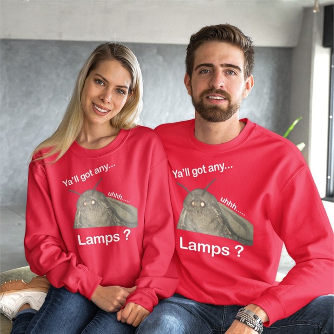 Moth Lamp Ya'll Got Any Uhhh Lamps Shirt Shirts That Go Hard