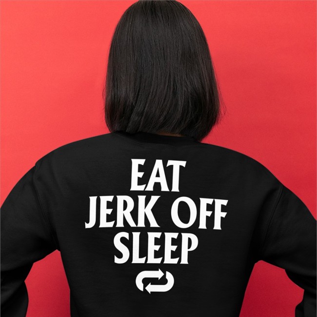 Shirtsthtgohard Eat Jerk Off Sleep Tank Top Black