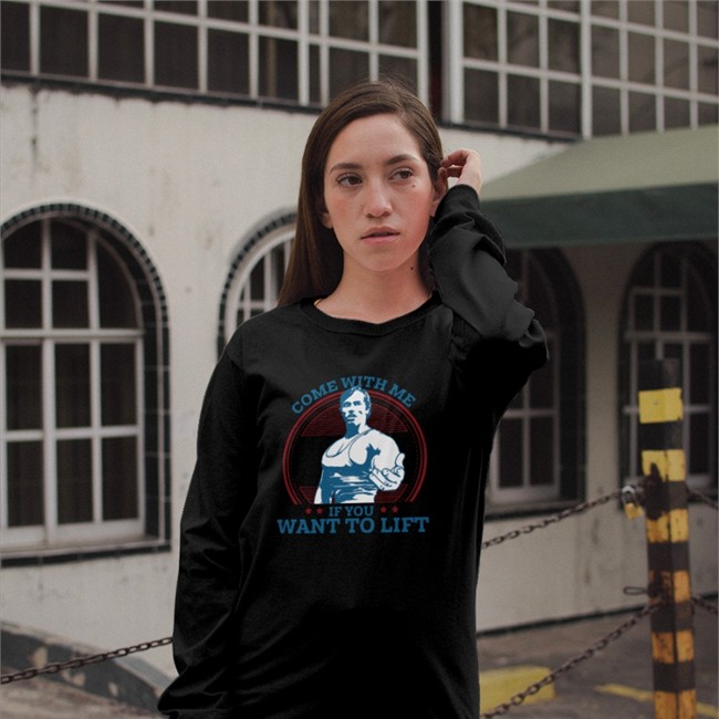 Come With Me If You Want To Lift Tee Shirt Claire Max