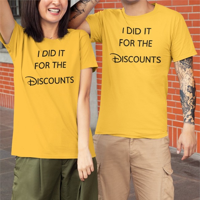 Joey Jones I Did It For The Discounts V Neck T Shirt