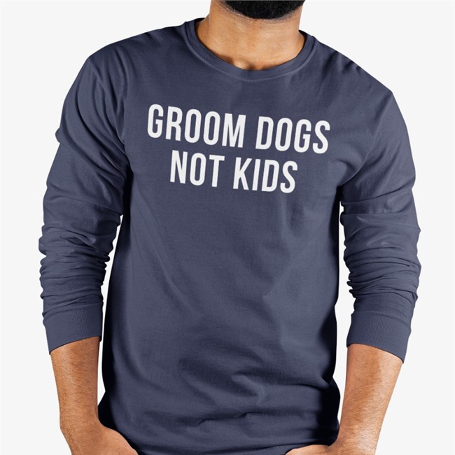 Groom Dogs Not Kids Tee Lgb Mariopresentsofficial