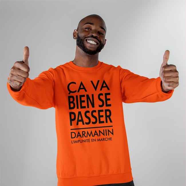 Ca Va Bien Se Passer Darmanin L'impunité En Marche T-Shirt Pauline Rapilly Ferniot