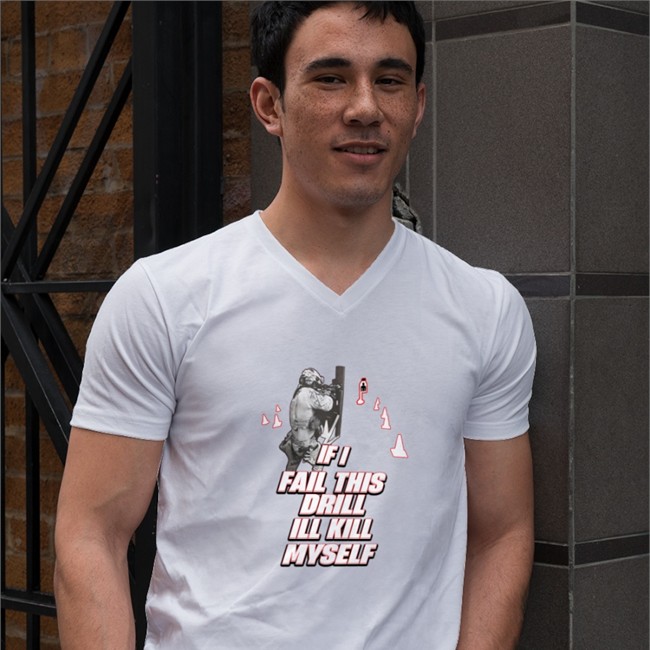 Top Shirtsthtgohard If I Fail This Drill Ill Kill Myself Shirt Wendigoon Dadbodsociety
