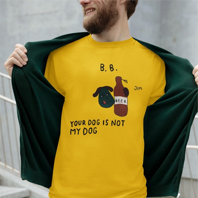 Bts Taehyung B B Ur Dog Is Not Y Dog Classic Sweatshirt Heaven Vkoo Heaven Bamtan