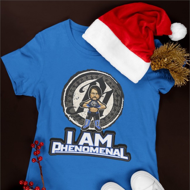 AJ Styles I Am Phenomenal Original T-Shirt Royal Denise Salcedo