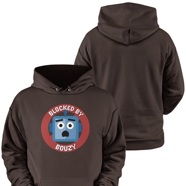 Popcorned Planet Blocked By Bouzy Crewneck Sweatshirt