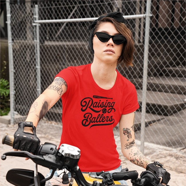 Levelup Raising Ballers Tee Astrosteacher84 White