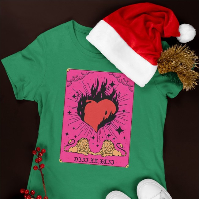 Burning Heart Tee Shirt